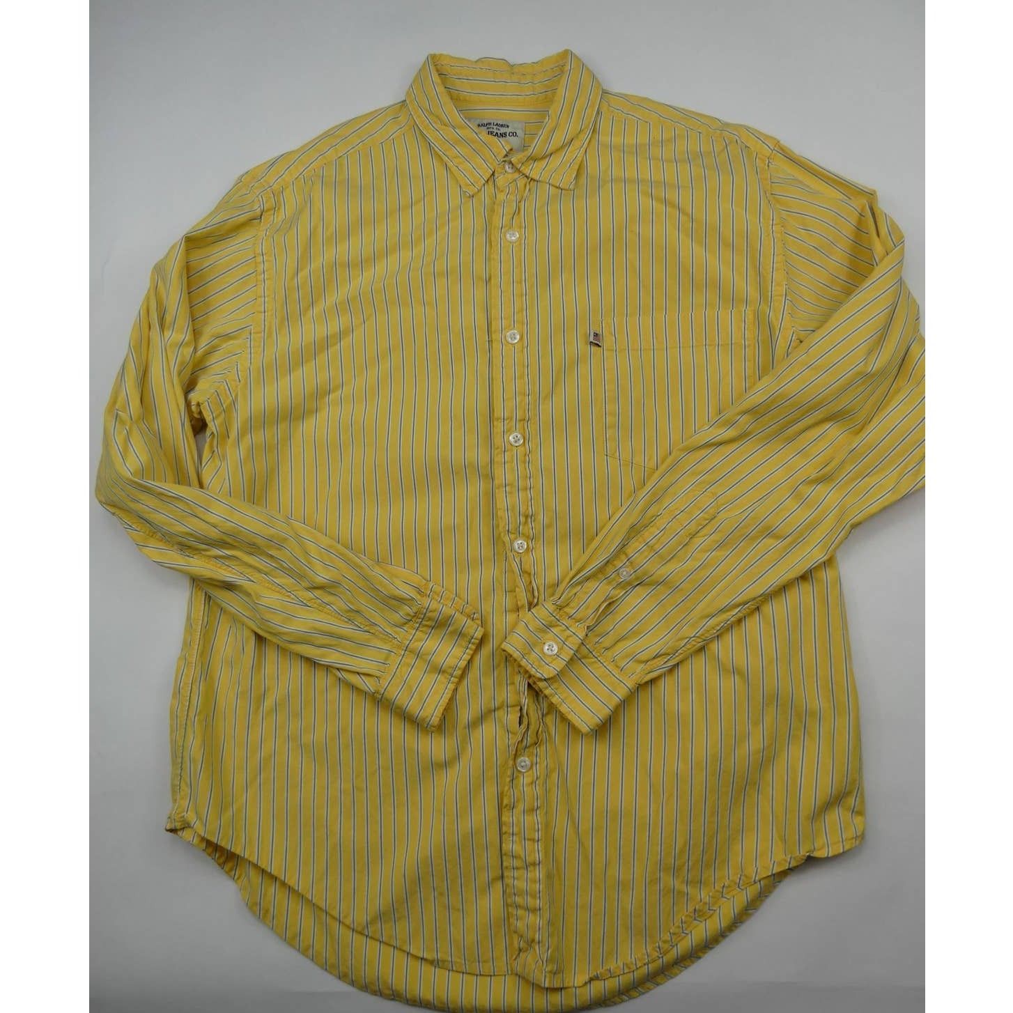 Ralph Lauren vintage Polo Jeans Co, Ralph Lauren shirt, medium, yellow Size US M / EU 48-50 / 2 - 1 Thumbnail