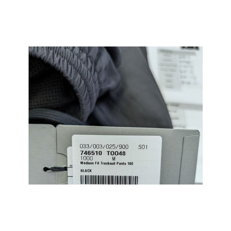 Balenciaga o1rshd1 Medium Fit Tracksuit Pants in Black Size US 32 / EU 48 - 19 Thumbnail