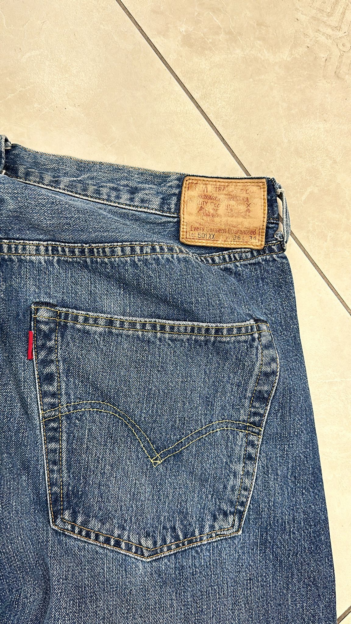 Levi's Vintage Clothing LVC Levi's Vintage Clothing 1947 501XX BigE Selvedge Jeans Size US 36 / EU 52 - 4 Thumbnail