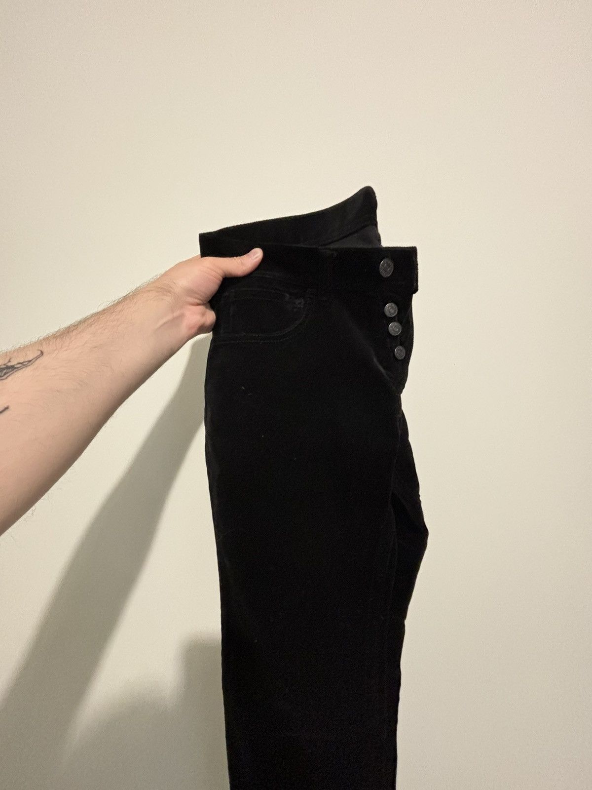Gucci Gucci Jeans in Black Velvet Size US 28 / EU 44 - 3 Thumbnail