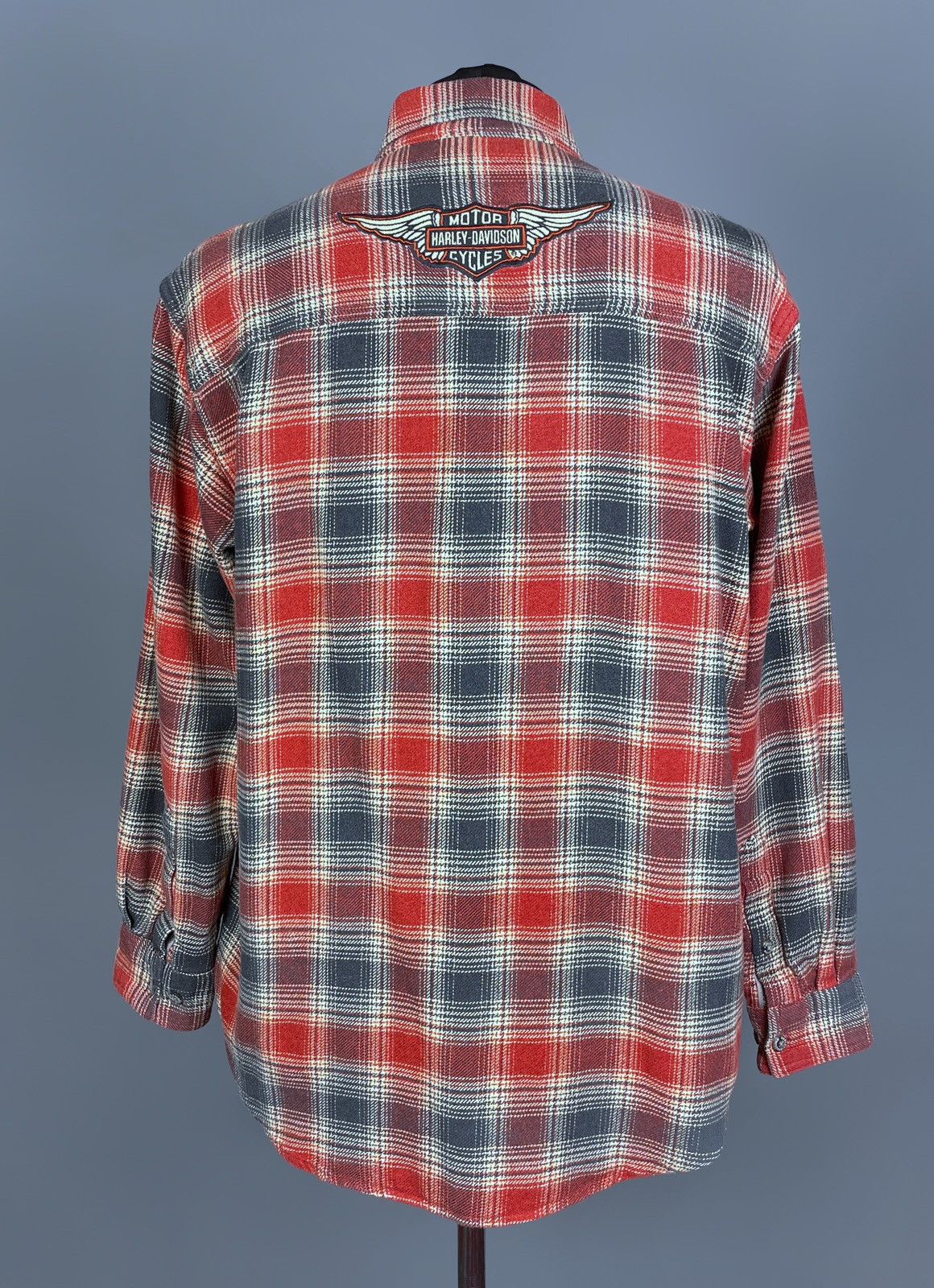Vintage Vintage Harley-Davidson Motorcycle Checked Flannel Shirt L Size US L / EU 52-54 / 3 - 7 Thumbnail
