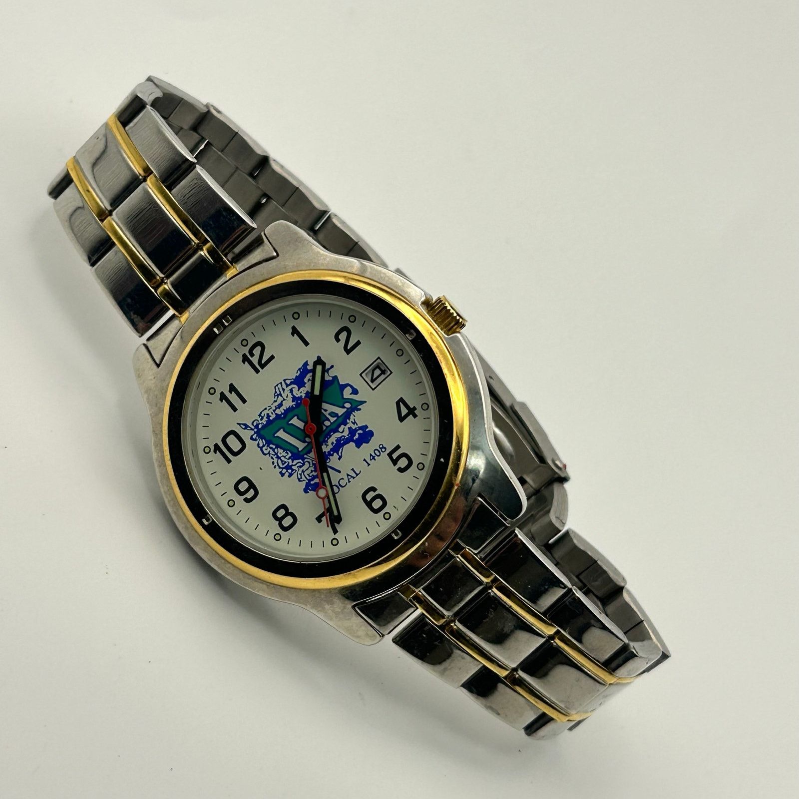 Other Sweda Silver Gold Stainless Steel Watch Working New Battery Size ONE SIZE - 4 Thumbnail