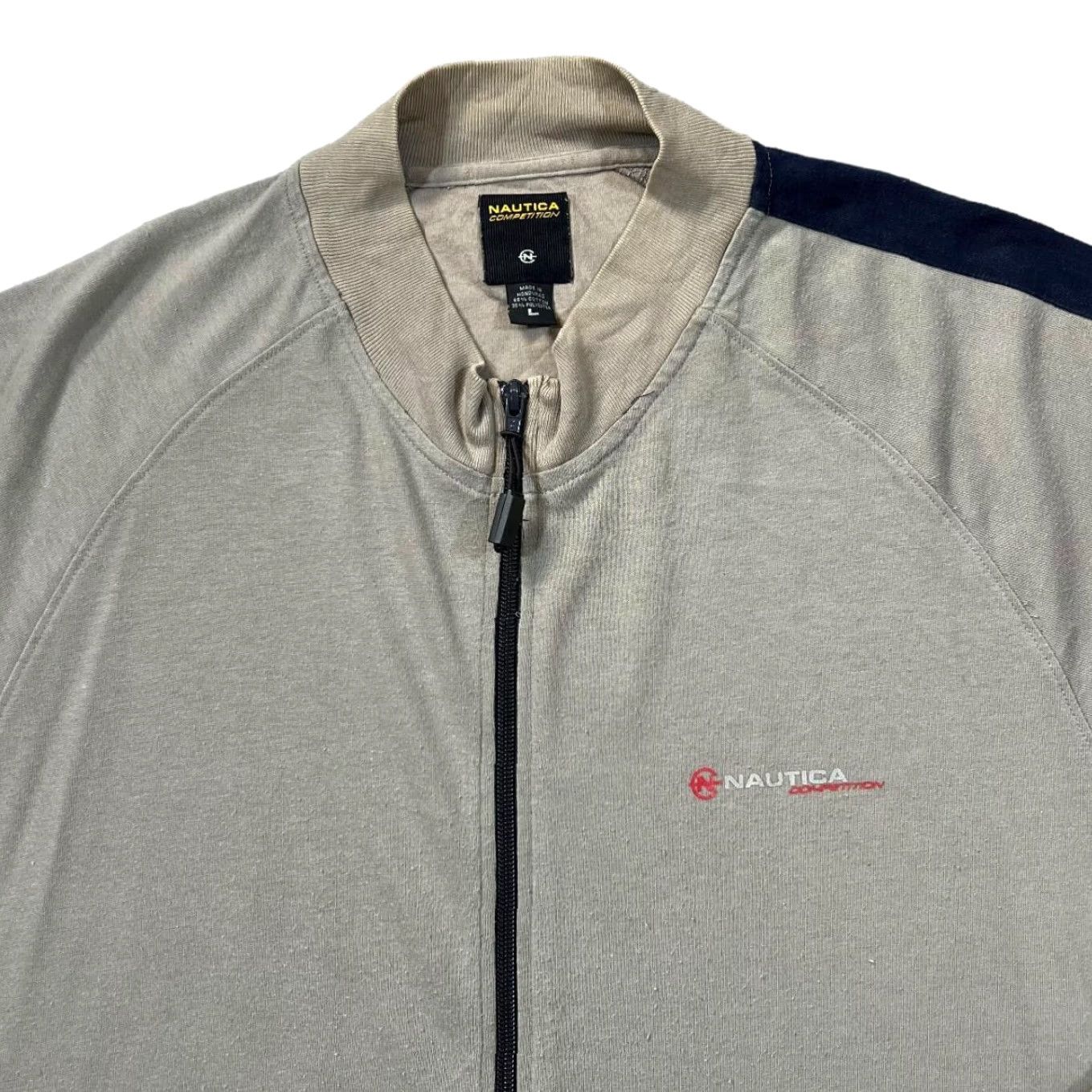 Nautica NAUTICA COMPETITION Logo Spellout Graphic Zip Sweatshirt Top Large Grey Mens Sweatshirt Size US L / EU 52-54 / 3 - 2 Thumbnail