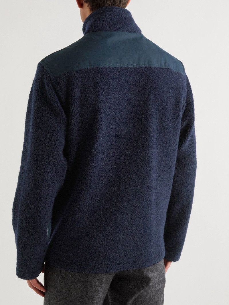 Private White V.C. Private White V.C. Shell-Trimmed Wool fleece Jacket Size US M / EU 48-50 / 2 - 5 Thumbnail