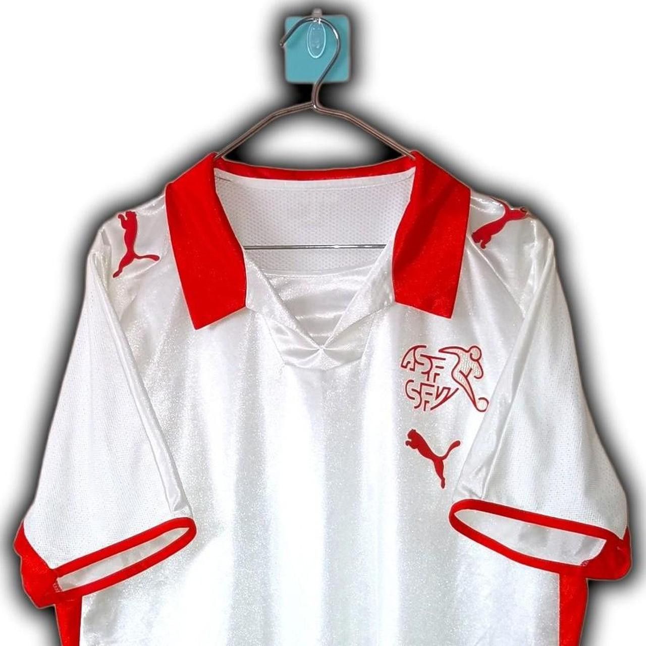 Puma Swiss 2008 2009 World Cup Home shirt jersey Size US L / EU 52-54 / 3 - 1 Thumbnail