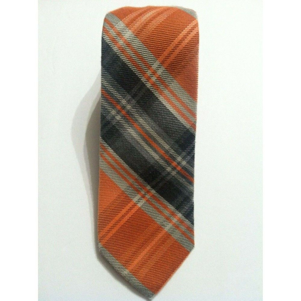 Tommy Hilfiger TOMMY HILFIGER MENS NEW ORANGE TIE WIDTH:2 1/2" Size ONE SIZE - 1 Thumbnail