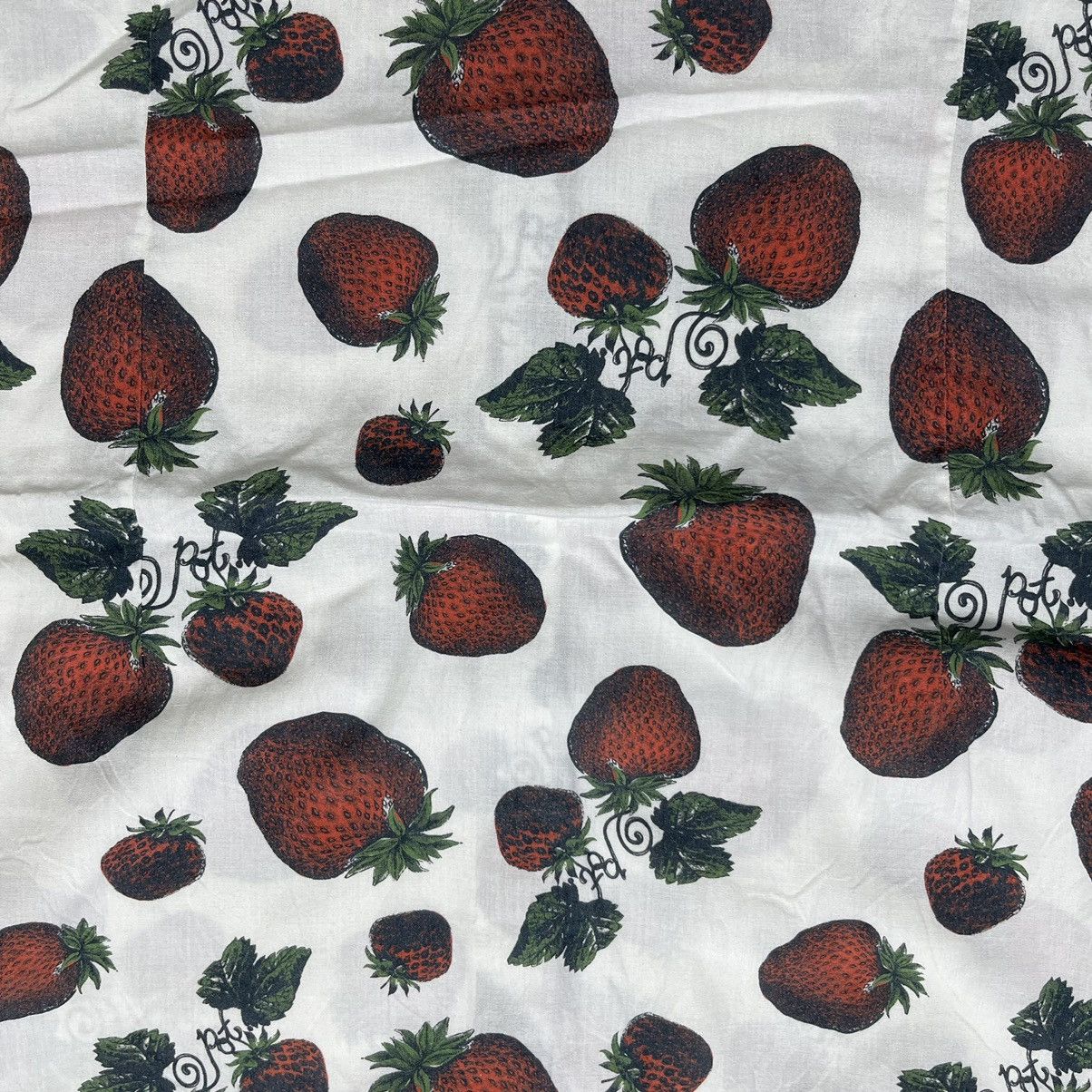 Issey Miyake gramme shibuya strawberry print button ups shirt Size US M / EU 48-50 / 2 - 7 Thumbnail