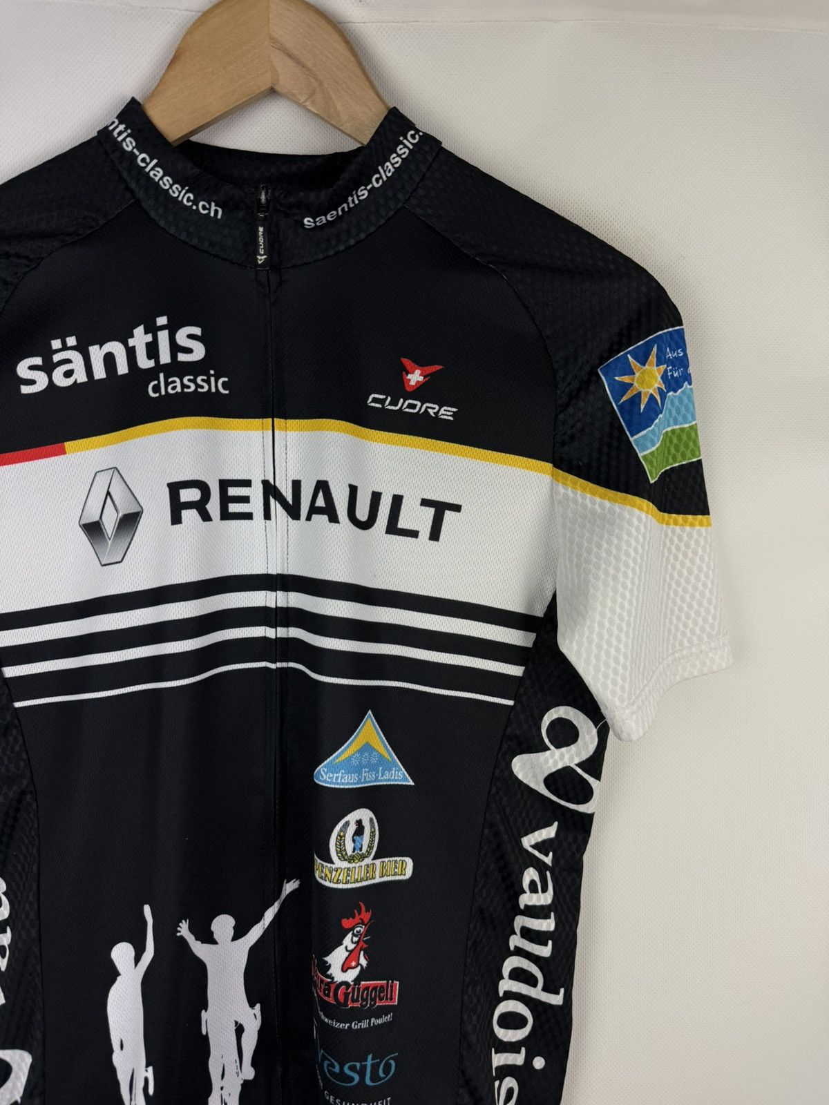 Other Cudre Santis Classic Renault Full Zip Cycling Jersey Shirt Size US M / EU 48-50 / 2 - 5 Thumbnail