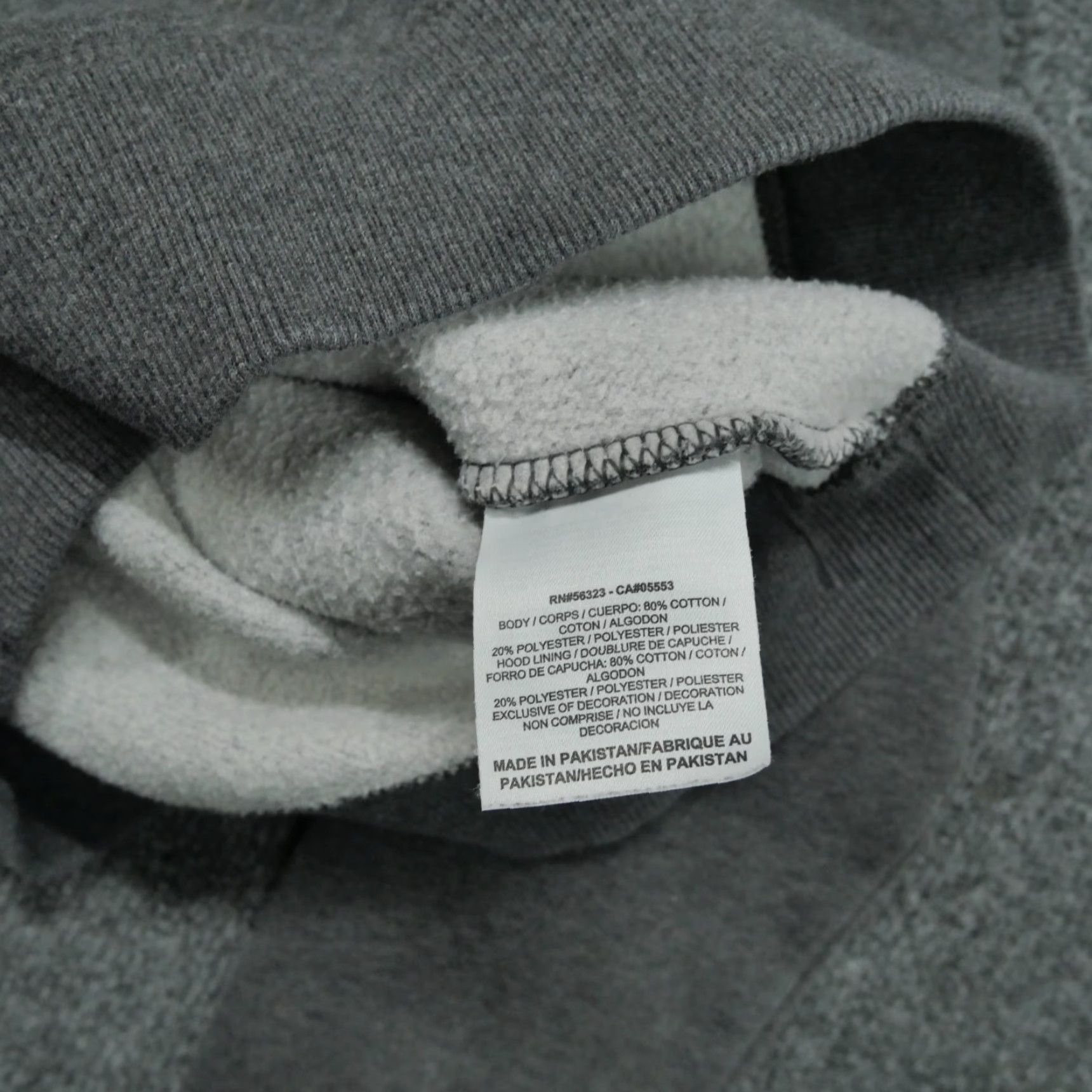 Nike VINTAGE Nike Hoodie Mens S Grey Pullover Swoosh Logo Spell Out Adult Size US S / EU 44-46 / 1 - 6 Thumbnail