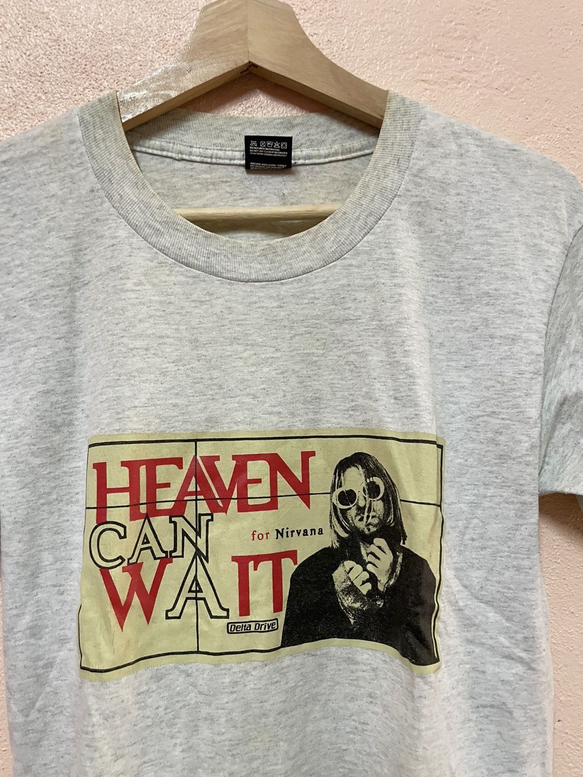 Nirvana Vintage Nirvana Heaven can Wait It ( bootleg) Kurt Cobain Size US XXS / EU 40 - 4 Thumbnail
