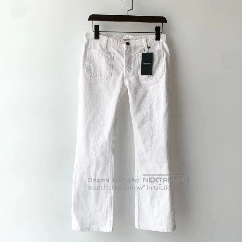 Saint Laurent Paris Saint Laurent Paris White Denim Pants. Size US 28 / EU 44 - 1 Thumbnail