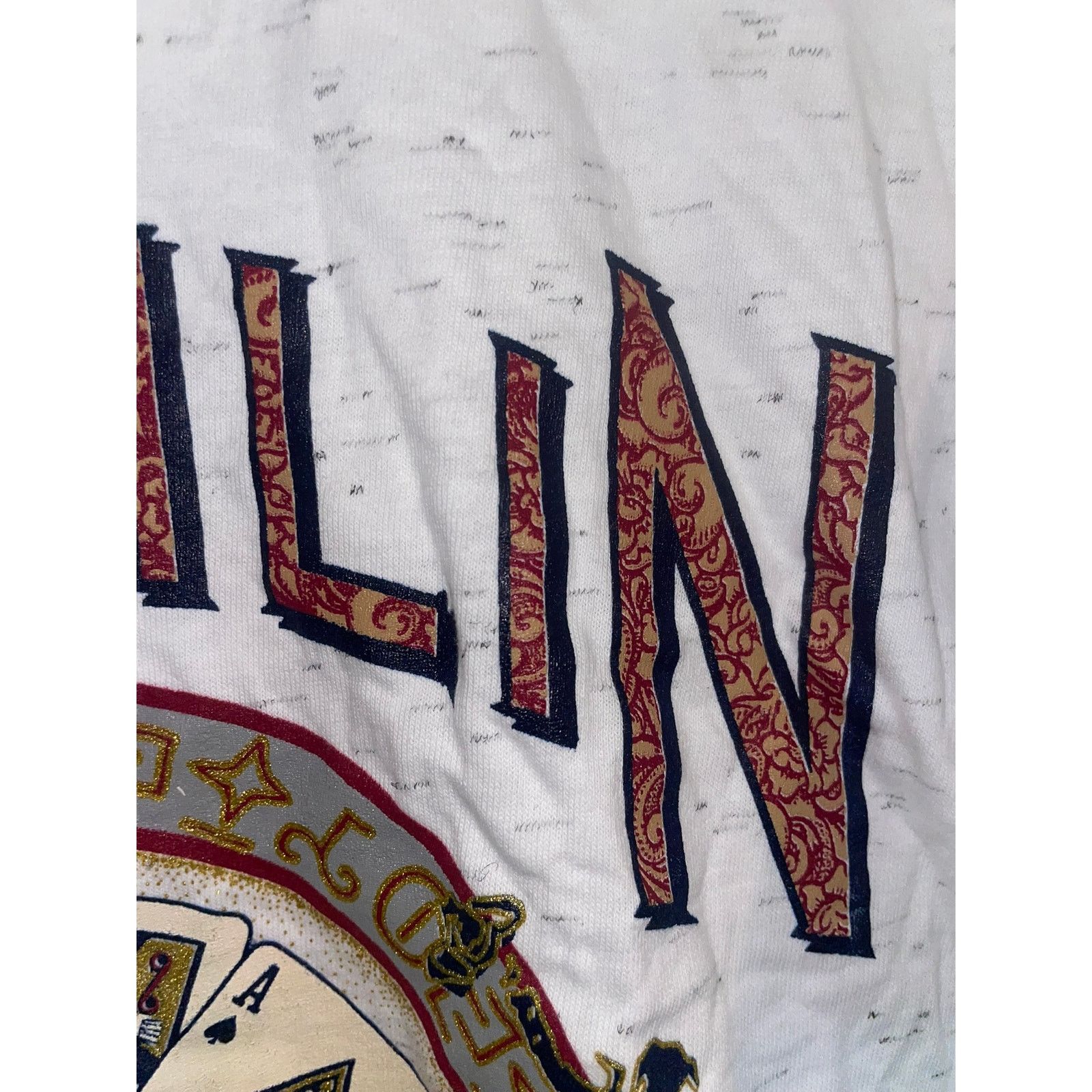 Vintage Vintage Laughlin Nevada Casino Graphic White Speckled Shirt Size US L / EU 52-54 / 3 - 6 Thumbnail