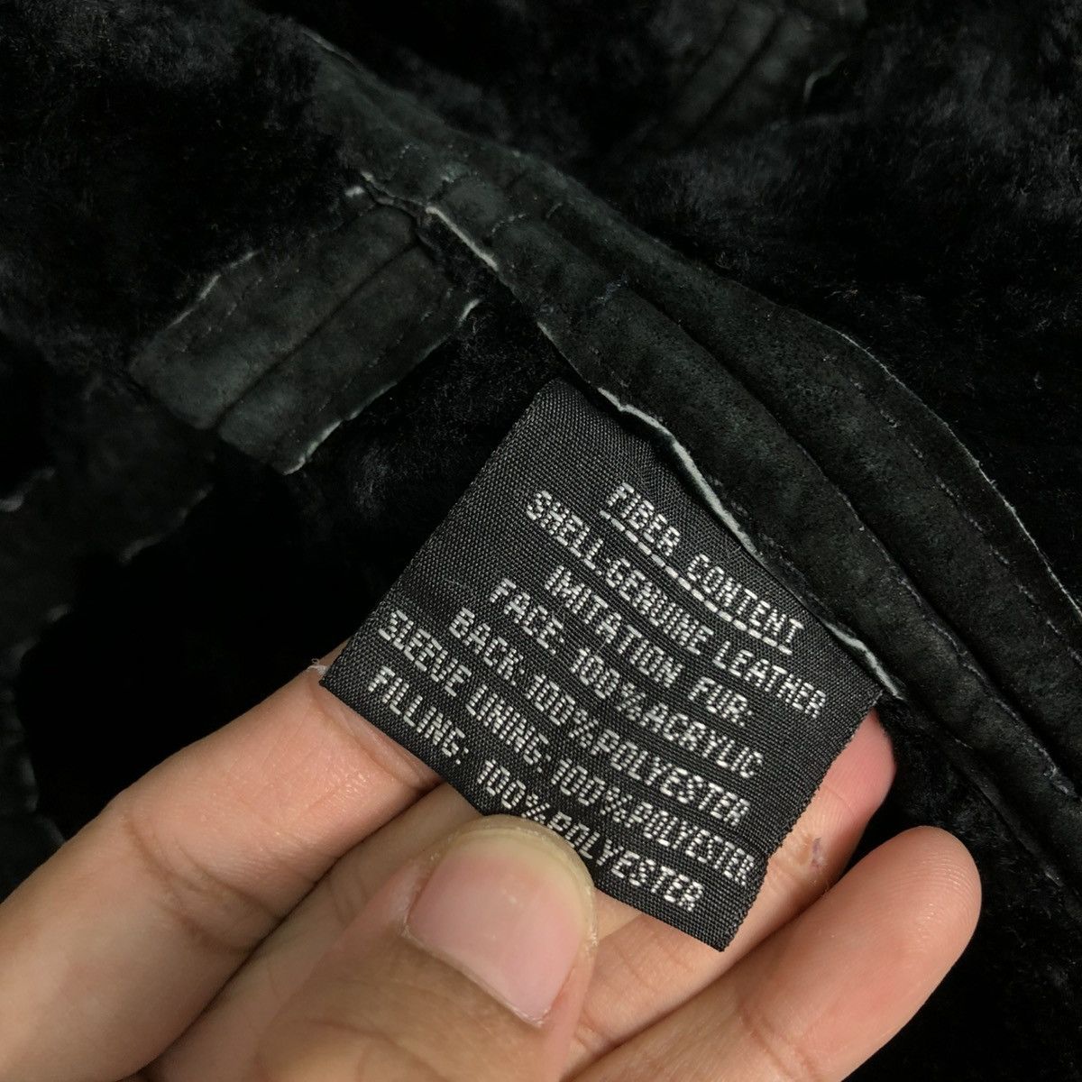Japanese Brand 🔥VINTAGE LEATHER JACKET FUR BLANKET MAURICES ISSEY MIYAKE Size US M / EU 48-50 / 2 - 24 Thumbnail