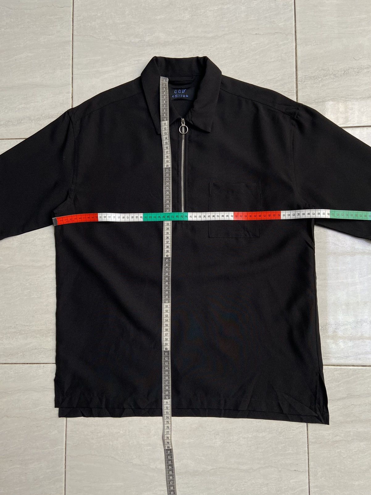 Designer × Japanese Brand GGD Edition Black Zip T-shirt Size US L / EU 52-54 / 3 - 2 Thumbnail