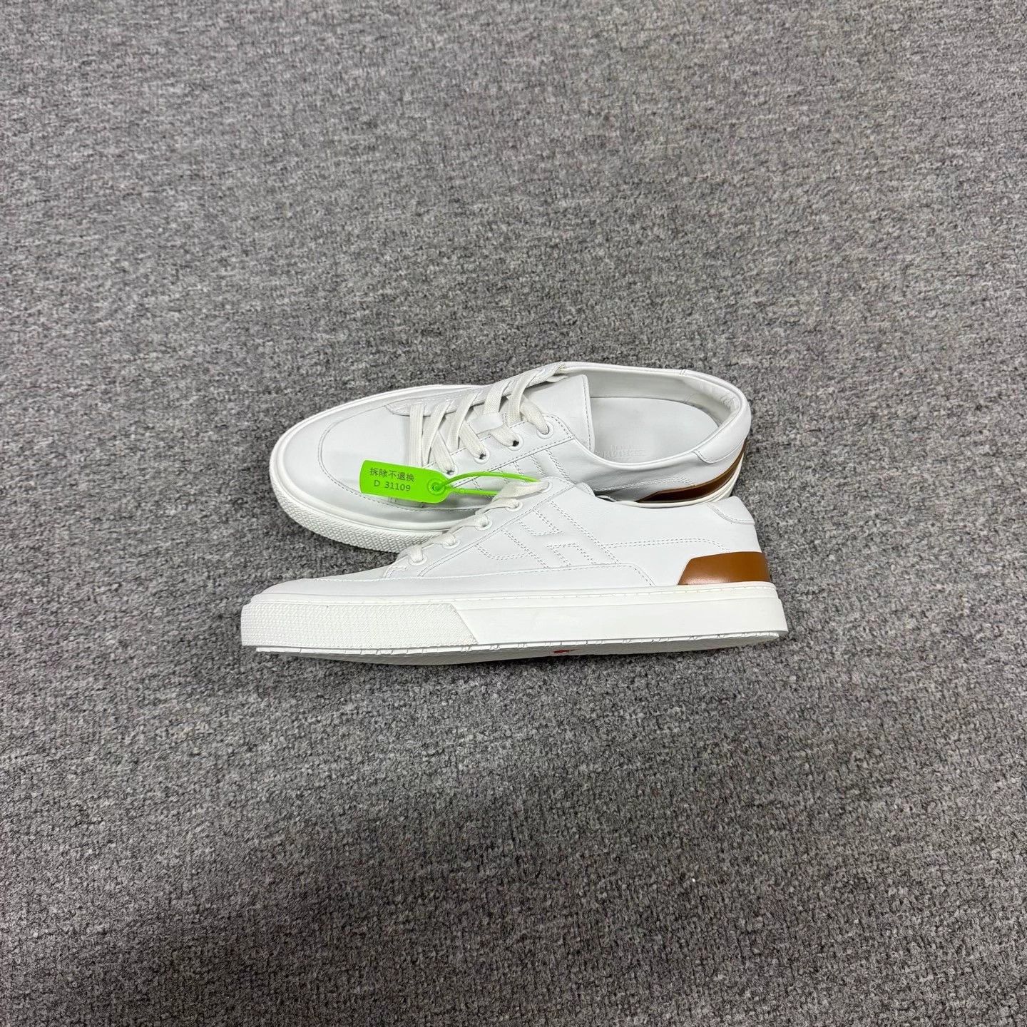 Hermes Hermes White Skate Sneakers 40 99 New Size US 7 / EU 40 - 1 Thumbnail