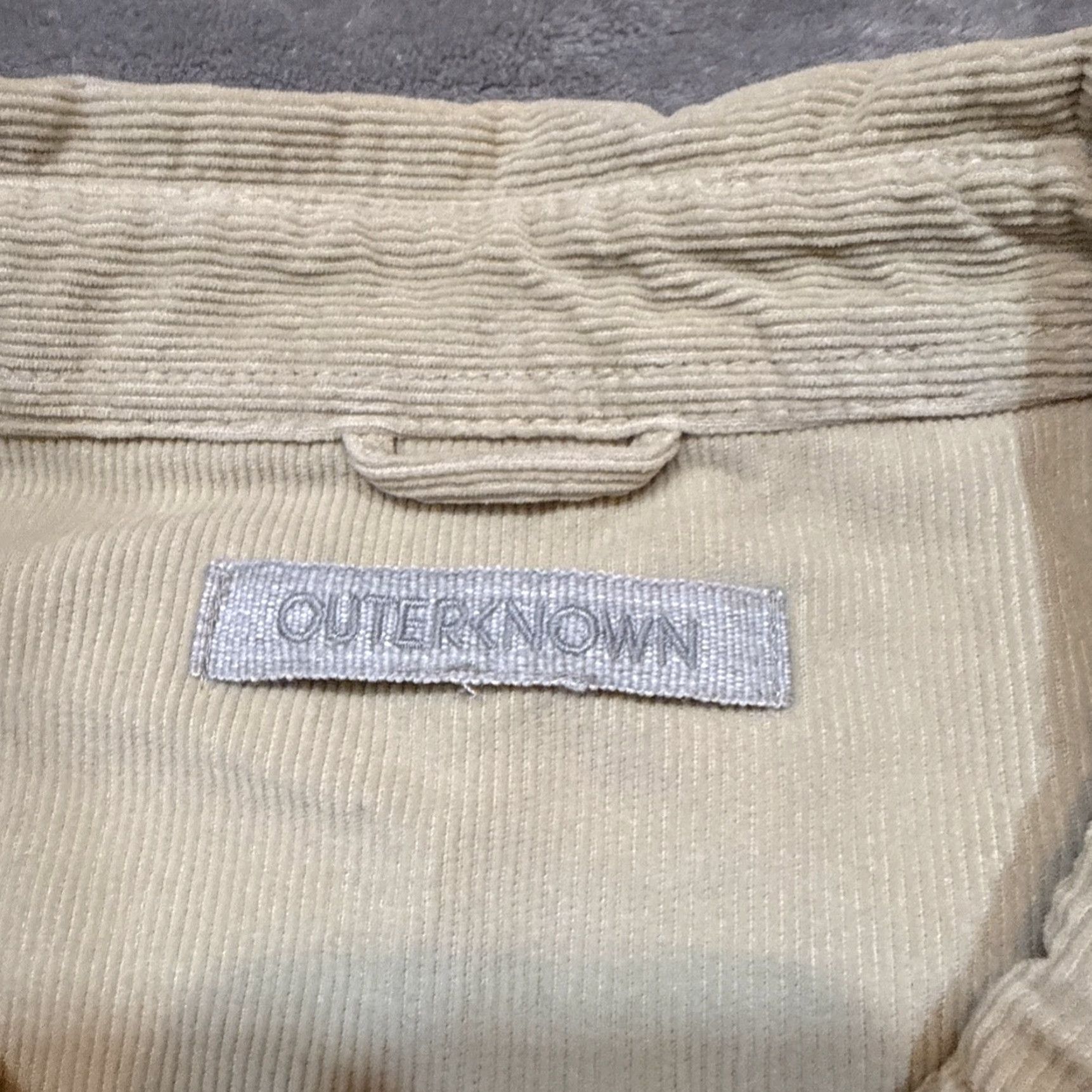 Outerknown VINTAGE Outerknown Seventyseven Shirt Men XL Corduroy Long Sleeve Ivory Button-Up Fashionable Spring Fall Winter Casual Mens Size US XL / EU 56 / 4 - 3 Thumbnail