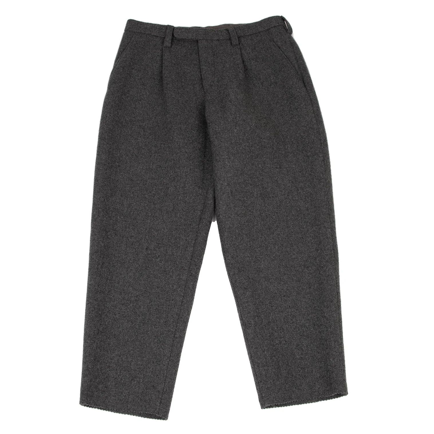 Kolor Cutting Hem Melton Pants in Gray Size US 32 / EU 48 - 1 Thumbnail