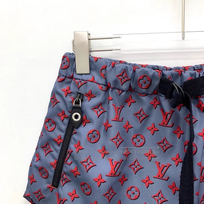 Louis Vuitton Louis Vuitton 23 color-block logo full print shorts Size US 36 / EU 52 - 3 Thumbnail