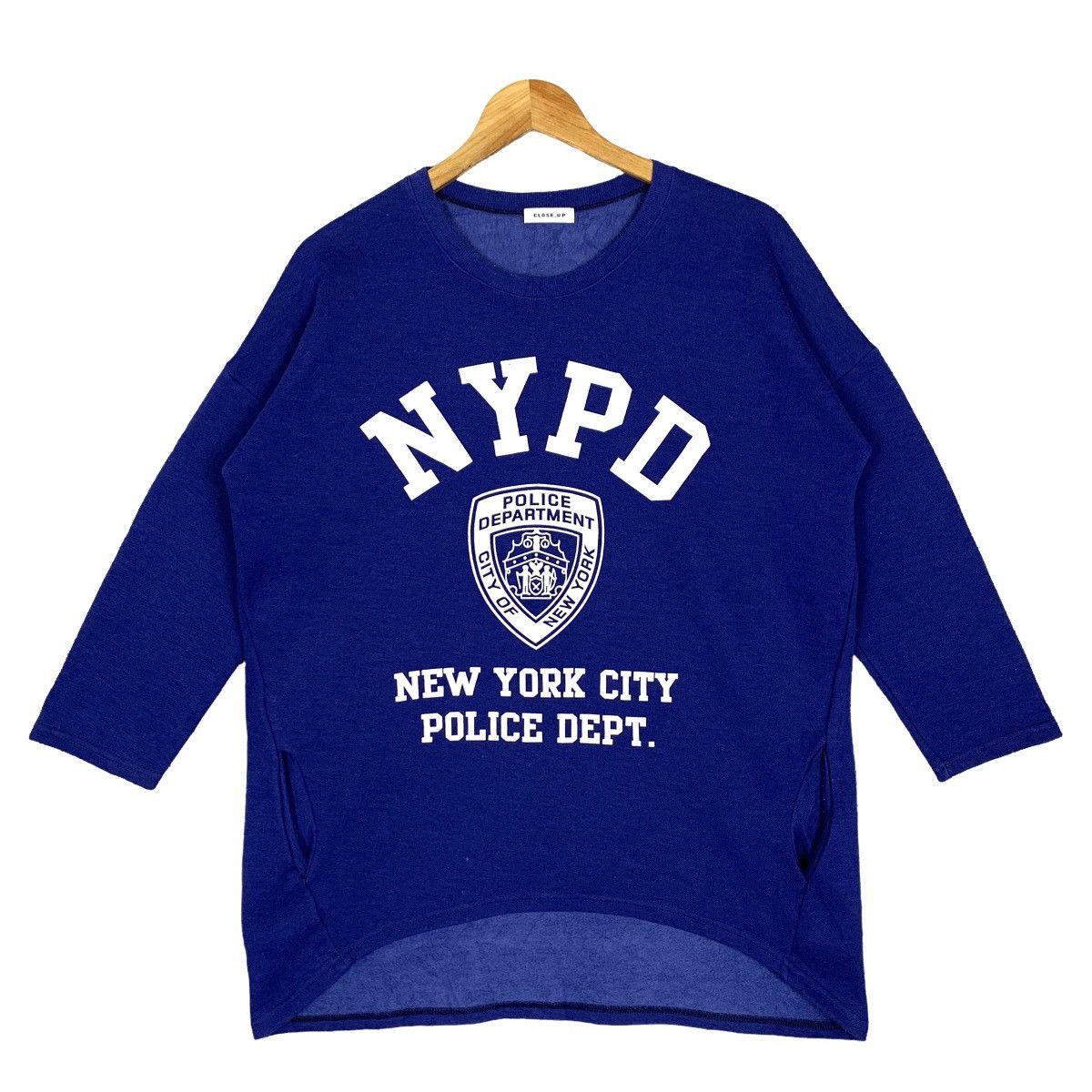 Vintage Close Up NYPD New York City Police Dept Sweatshirt
