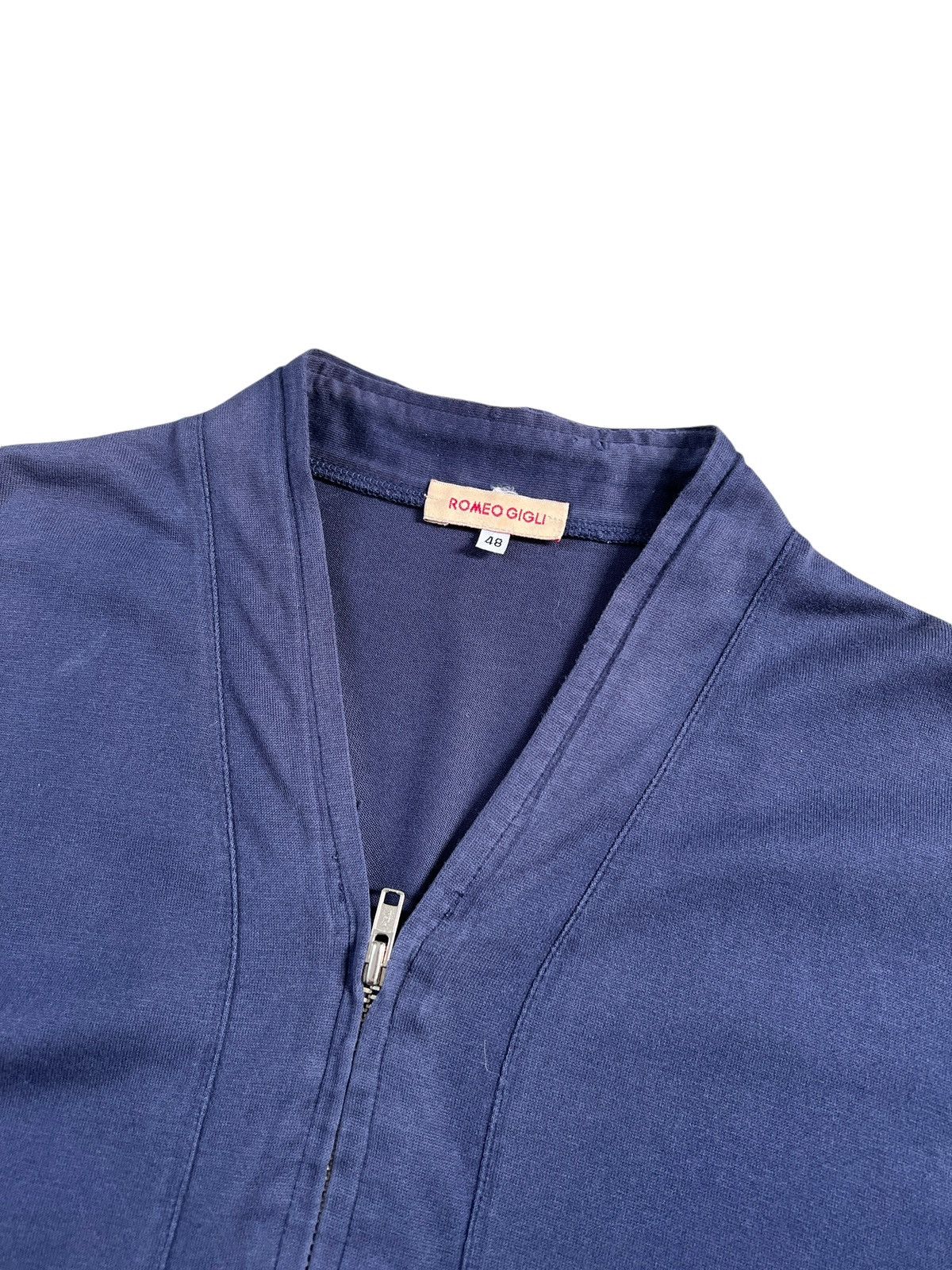 Romeo Gigli Vintage Romeo Gigli Zipper Cotton Light Jacket Size US L / EU 52-54 / 3 - 2 Thumbnail