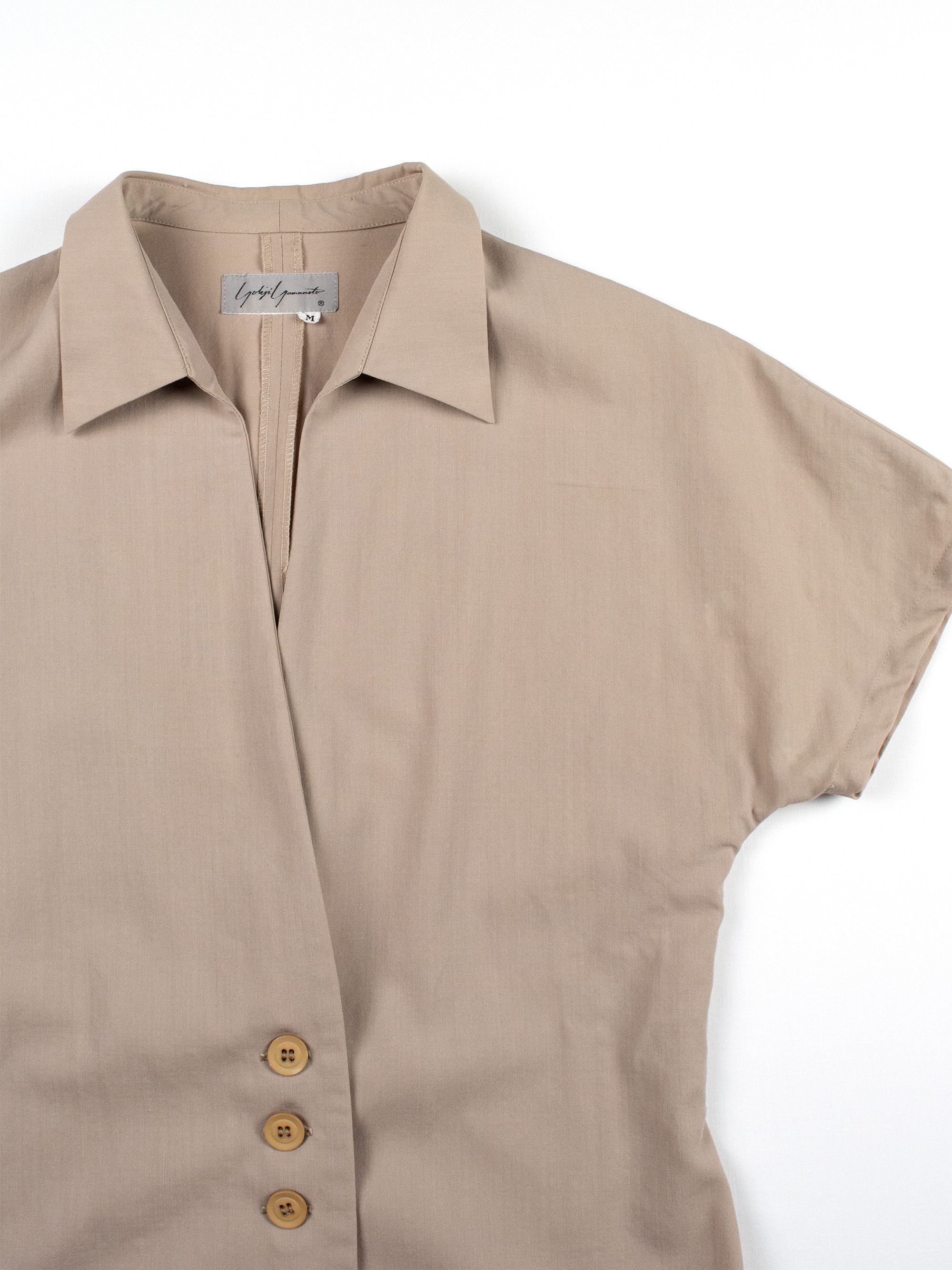 Yohji Yamamoto vintage 1980s / 1990s Yohji Yamamoto linen shirt Size M / US 6-8 / IT 42-44 - 4 Thumbnail