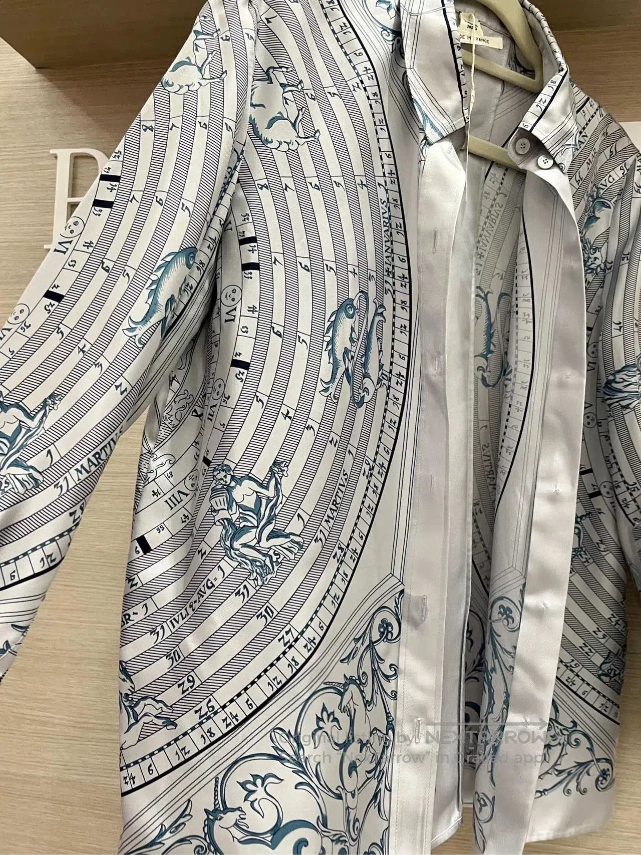 Hermes Hermes Constellation Silk Shirt Size 34. Size US XS / EU 42 / 0 - 8 Thumbnail