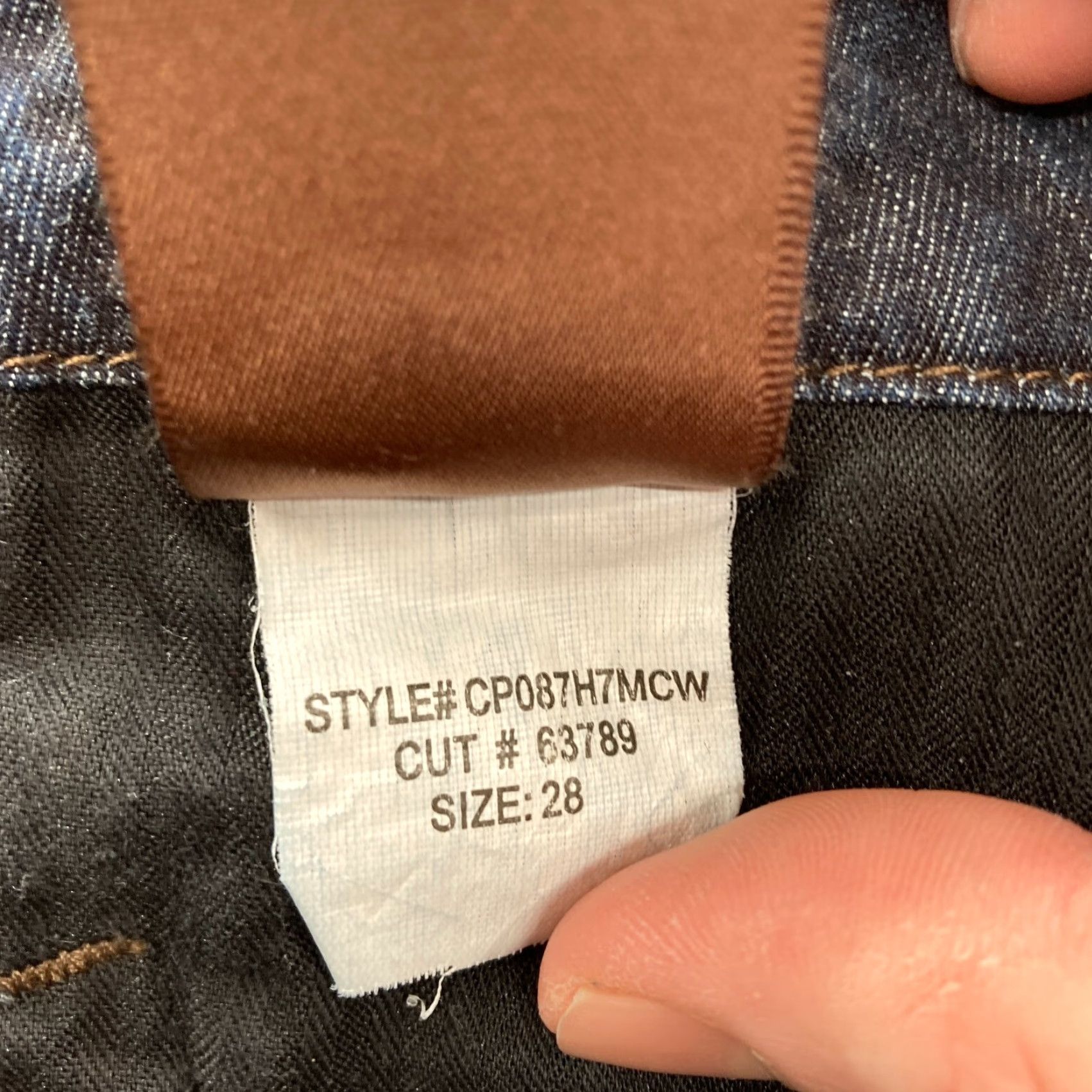 Vintage KUT from the Kloth Flared Trouser Pants Women's 28 Dark Blue Chambray Denim Size 28" / US 6 / IT 42 - 6 Thumbnail