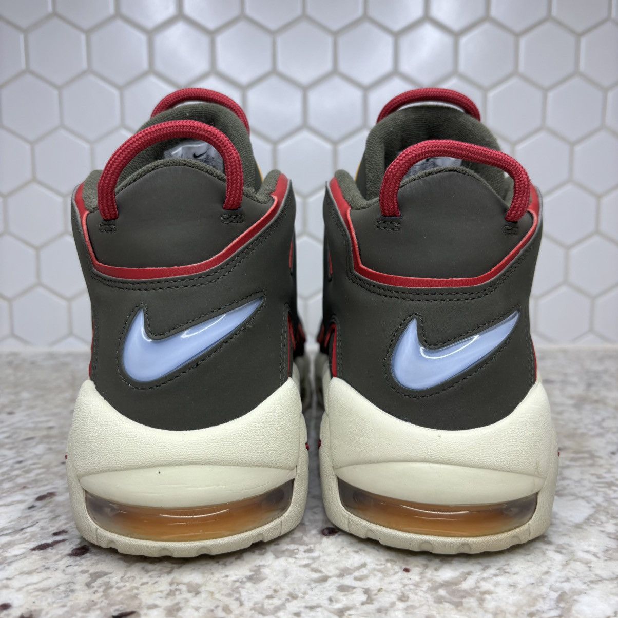 Nike Size 11 - Nike Air More Uptempo Cargo Khaki CLEAN WITH BOX Size US 11 / EU 44 - 9 Thumbnail