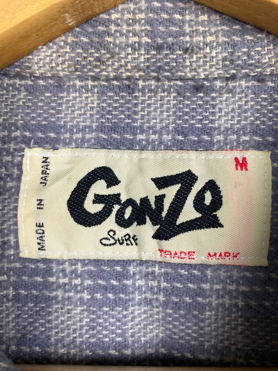 Flannel gonzo surf japanese brand flannel shirt nice design Size US M / EU 48-50 / 2 - 6 Thumbnail