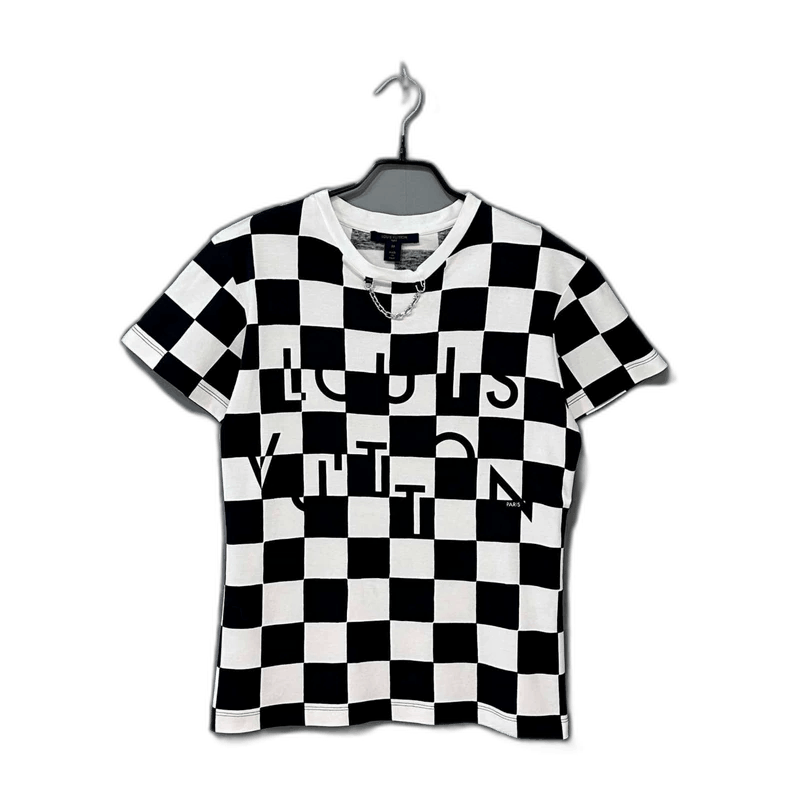 Louis Vuitton Louis Vuitton Checkerboard Short Sleeve T -2505 Size M / US 6-8 / IT 42-44 - 1 Thumbnail