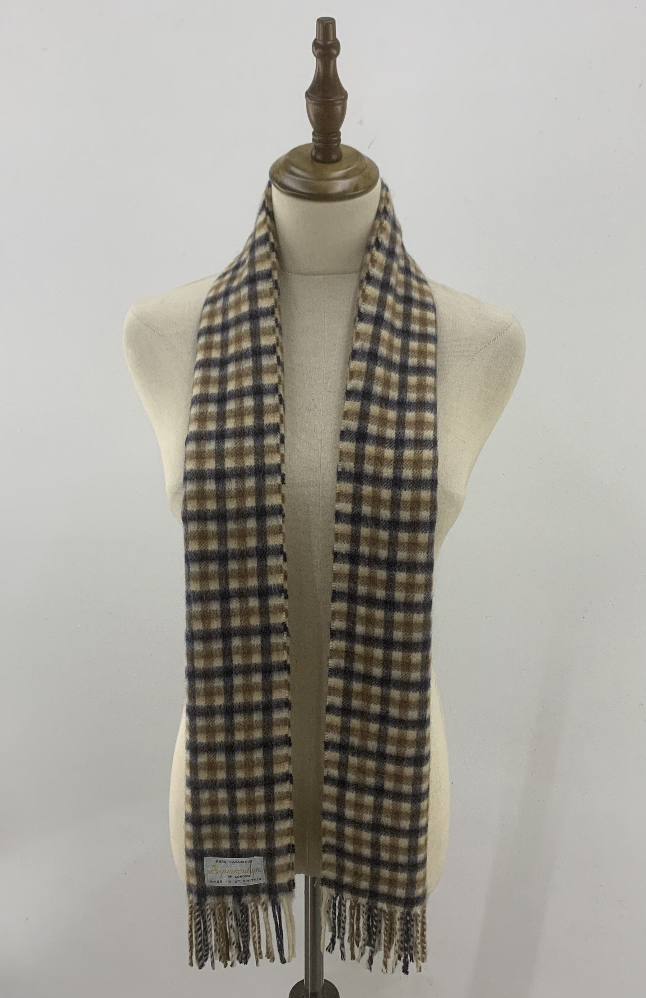 Aquascutum Aquascutum Scarf Cashmere Muffler Neck Wrap BL9142 Size ONE SIZE - 1 Thumbnail