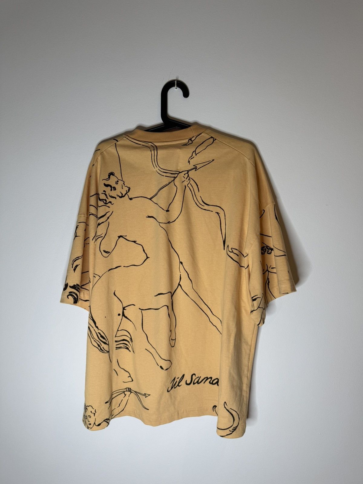 Jil Sander Jil Sander Orange Astrology Print Cotton T-Shirt Size US XL / EU 56 / 4 - 2 Thumbnail