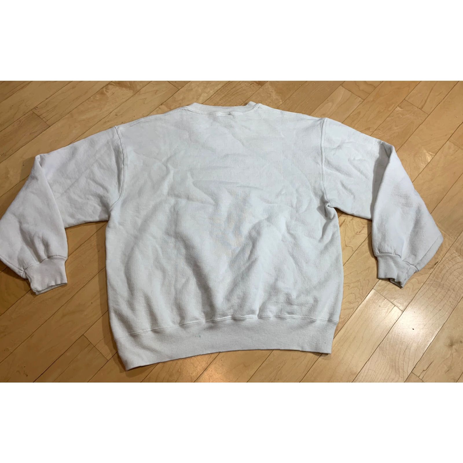 Russell Athletic VINTAGE 90s Russell Athletic Sweatshirt Adult Large White Mens Size US L / EU 52-54 / 3 - 4 Thumbnail