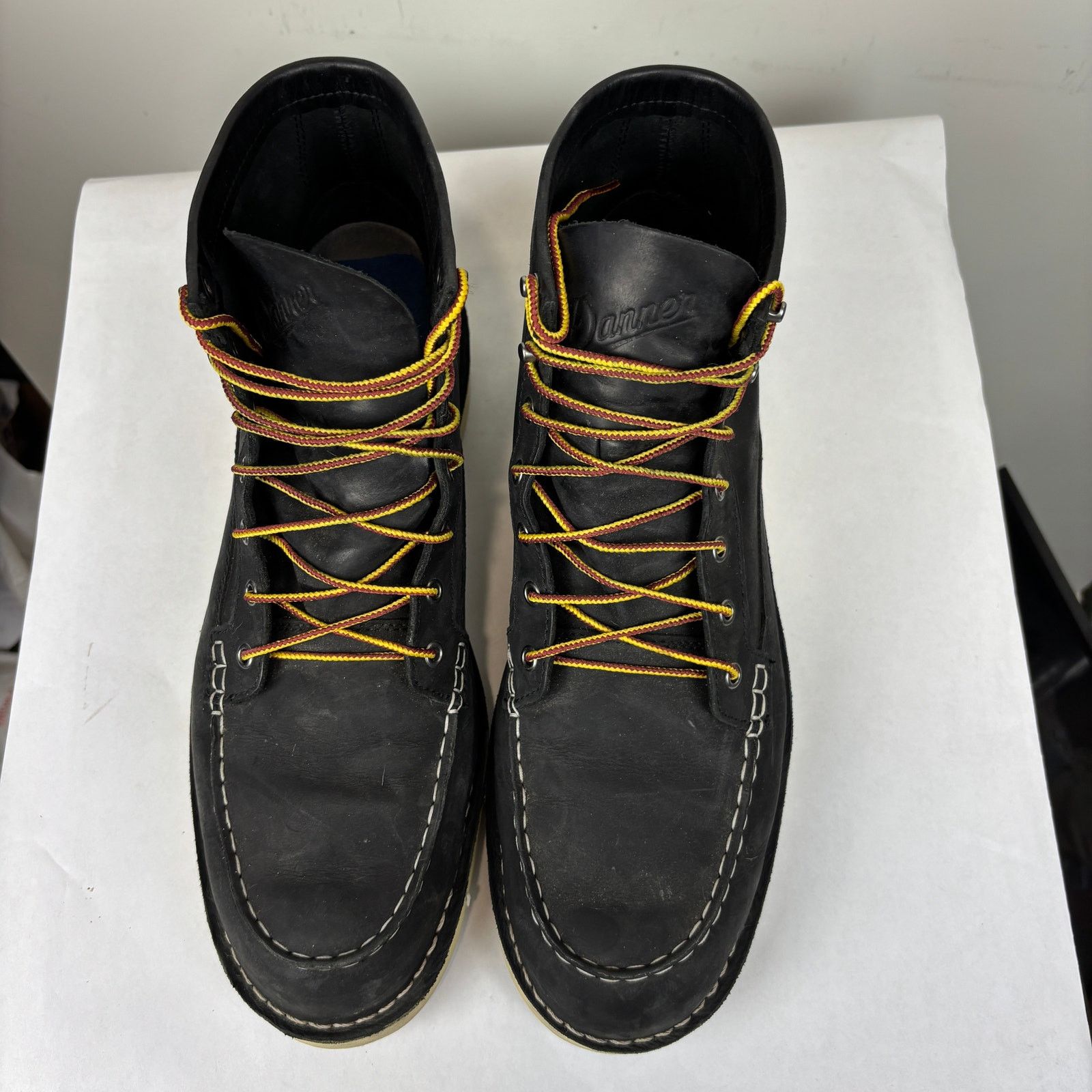 Danner Danner Bull Run Moc Toe 6" Black Boots Men's 14 D Work Size US 14 / EU 47 - 6 Thumbnail