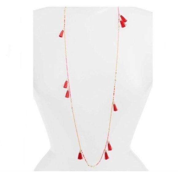 Kendra Scott NEW Kendra Scott Augusta Long Necklace in Pink Gold Mix