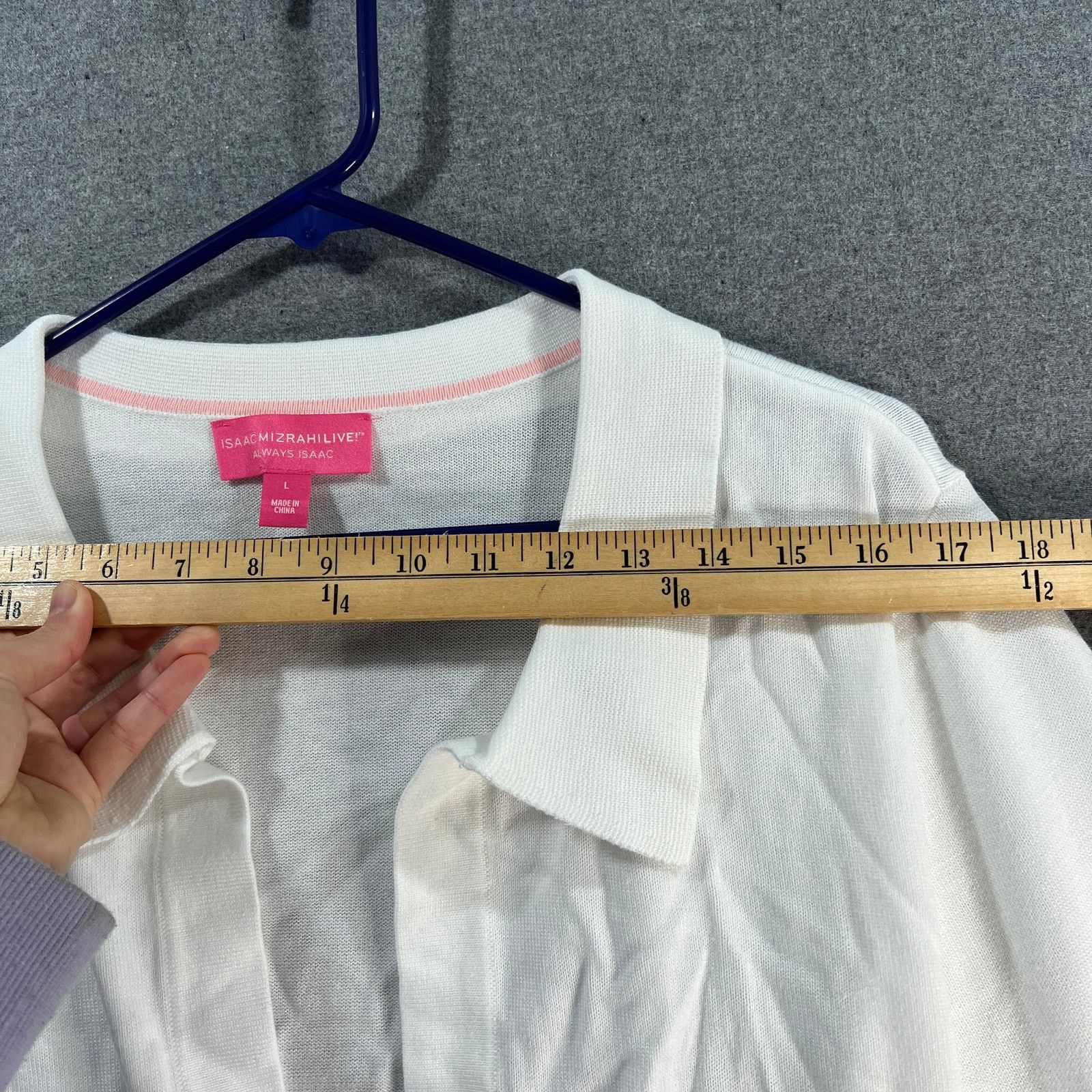Isaac Mizrahi Isaac Mizrahi Live! Collared Sweater Cardigan Cardi Size L / US 10 / IT 46 - 5 Thumbnail