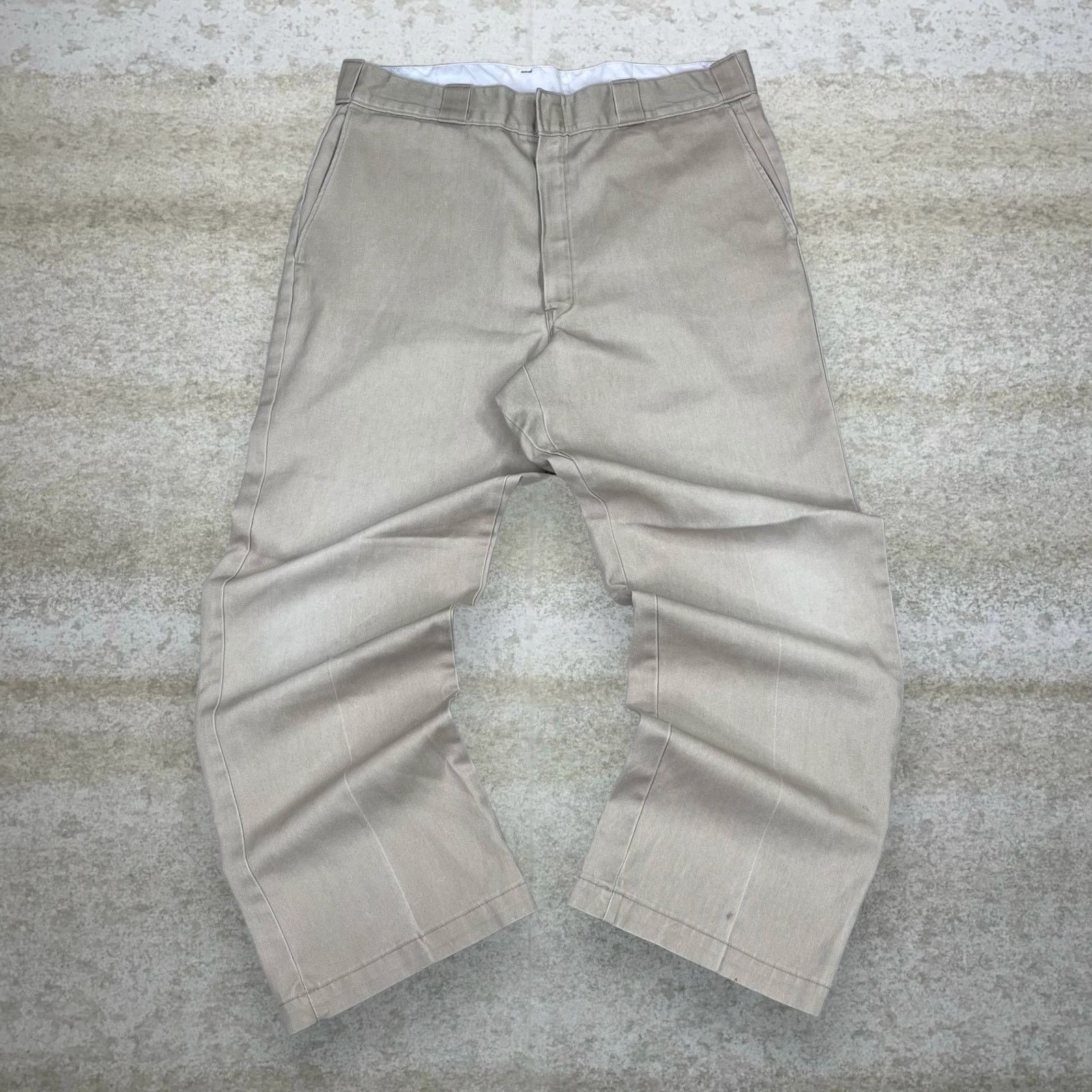 Dickies Vintage 90s Dickies Khakis Pants 36x30 Relaxed Tan Cotton Size US 36 / EU 52 - 2 Thumbnail