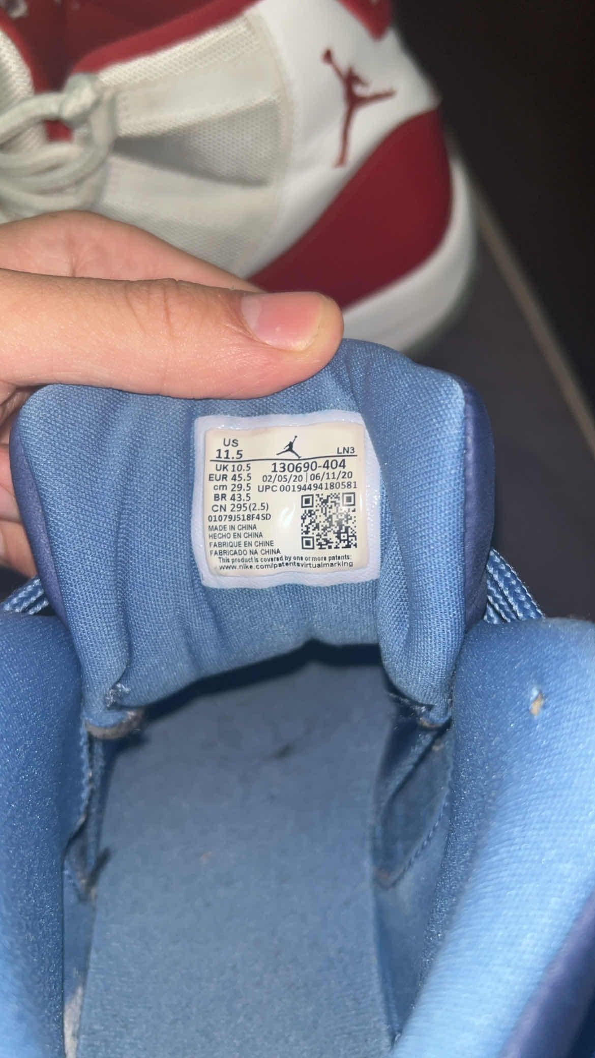 Jordan Brand Jordan 12 Indigo Size US 11.5 / EU 44-45 - 6 Thumbnail
