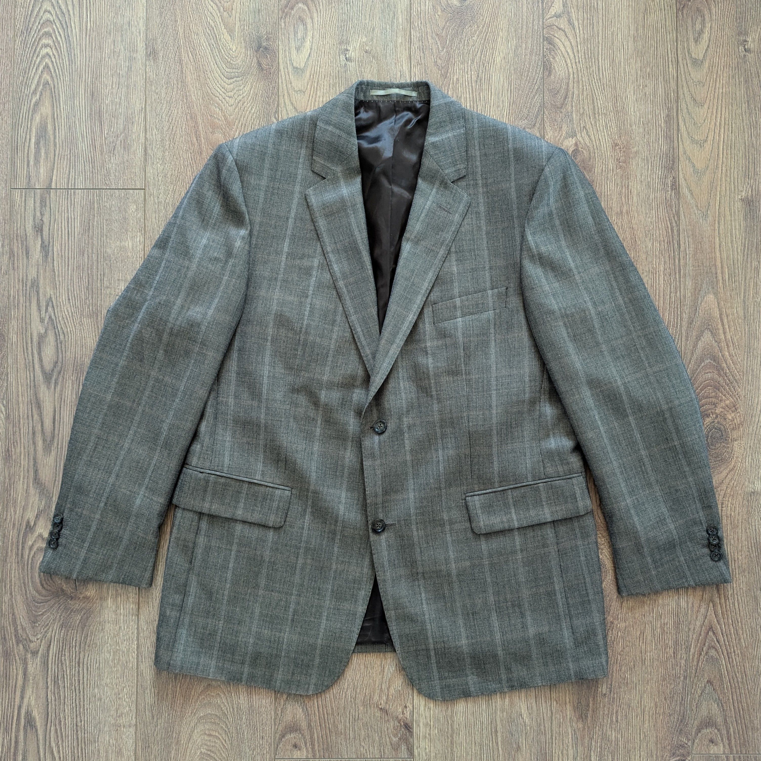 Burberry BURBERRY London K-Knoff Wool & Silk Blazer Jacket Luxury Size 44R - 1 Thumbnail