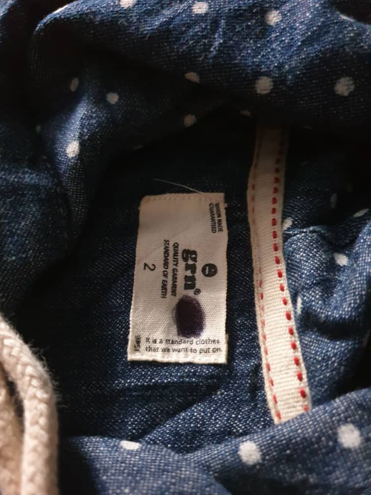 GRN × Japanese Brand Grn Japanese brand blue colour hoodie shirt Size US M / EU 48-50 / 2 - 7 Thumbnail