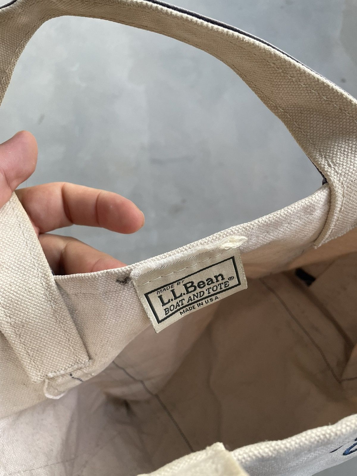 L.L. Bean × Vintage VINTAGE 90s L.L BEAN BOAT AND TOTE BAG Size ONE SIZE - 6 Thumbnail
