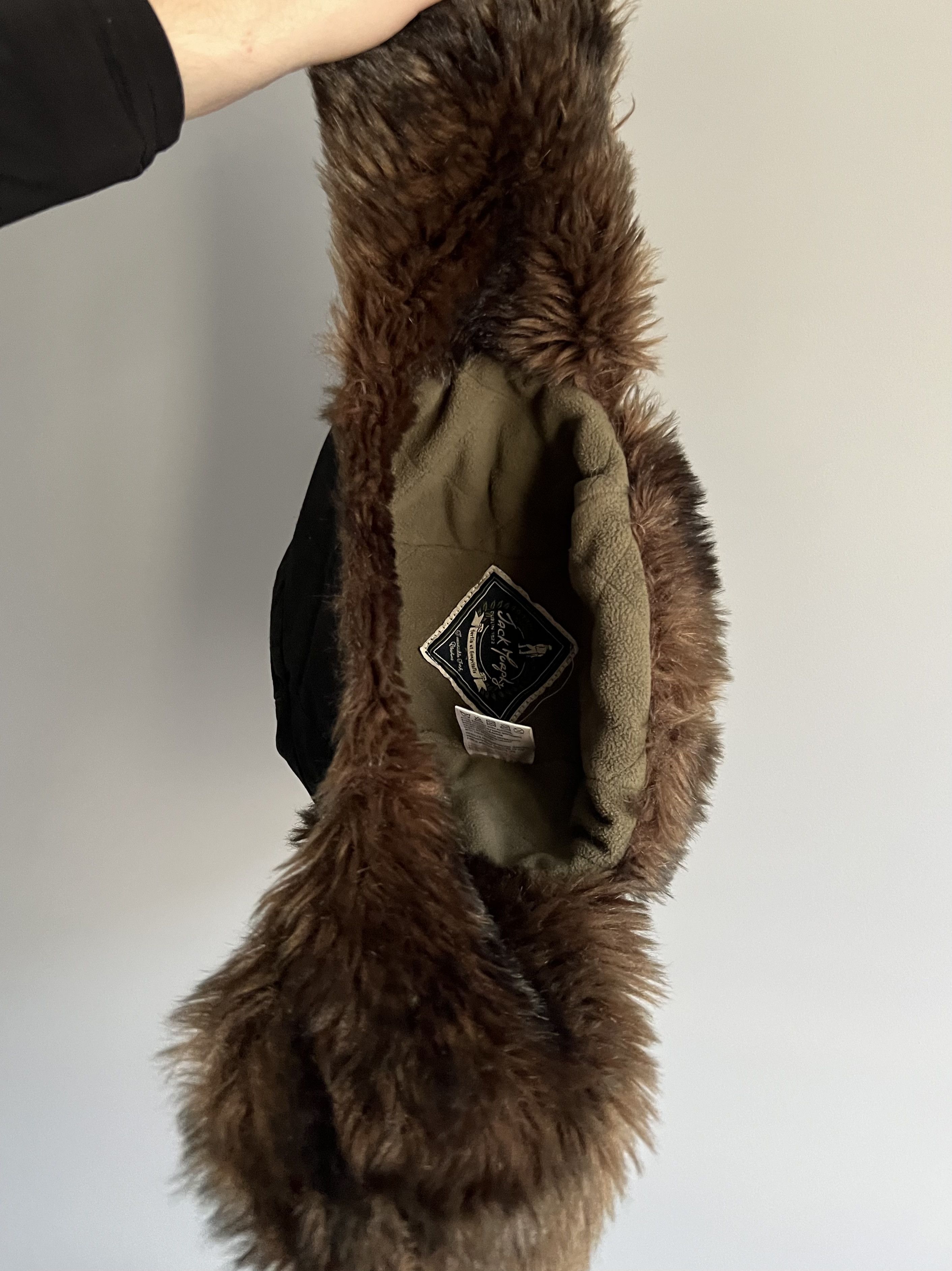 Vintage Vintage Waxed Ushanka Trapper Hat Faux Fur Fuzzy Size ONE SIZE - 6 Thumbnail