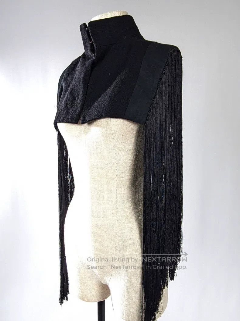Ann Demeulemeester Ann Demeulemeester Size 36 Women's fringed shawl coat Size S / US 4 / IT 40 - 1 Thumbnail