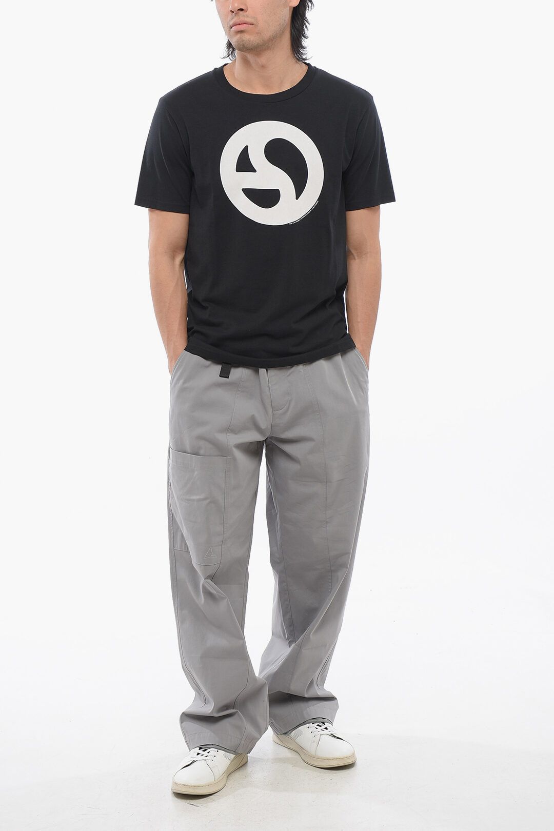 Acne Studios og1mm0325 Cotton Crewneck T-Shirt in Black Size US XL / EU 56 / 4 - 4 Thumbnail