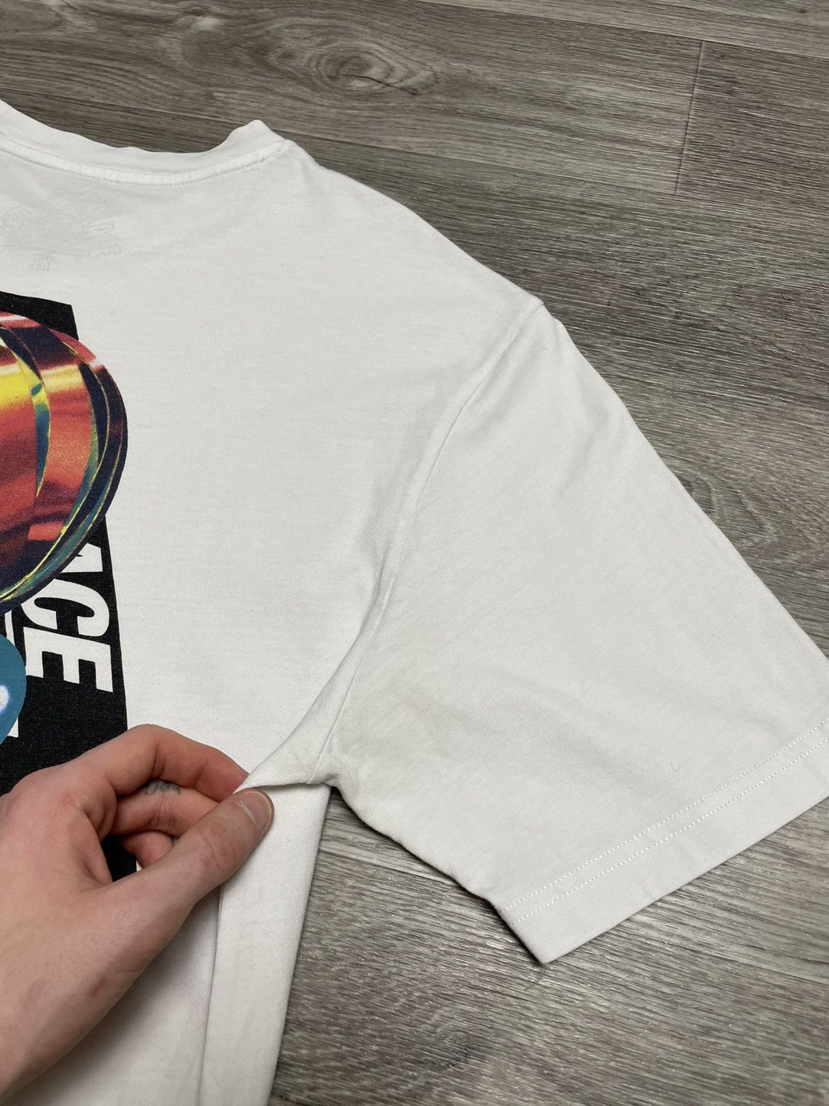 Palace Palace Sans Tri-Ferg White T-Shirt Size US XL / EU 56 / 4 - 22 Thumbnail