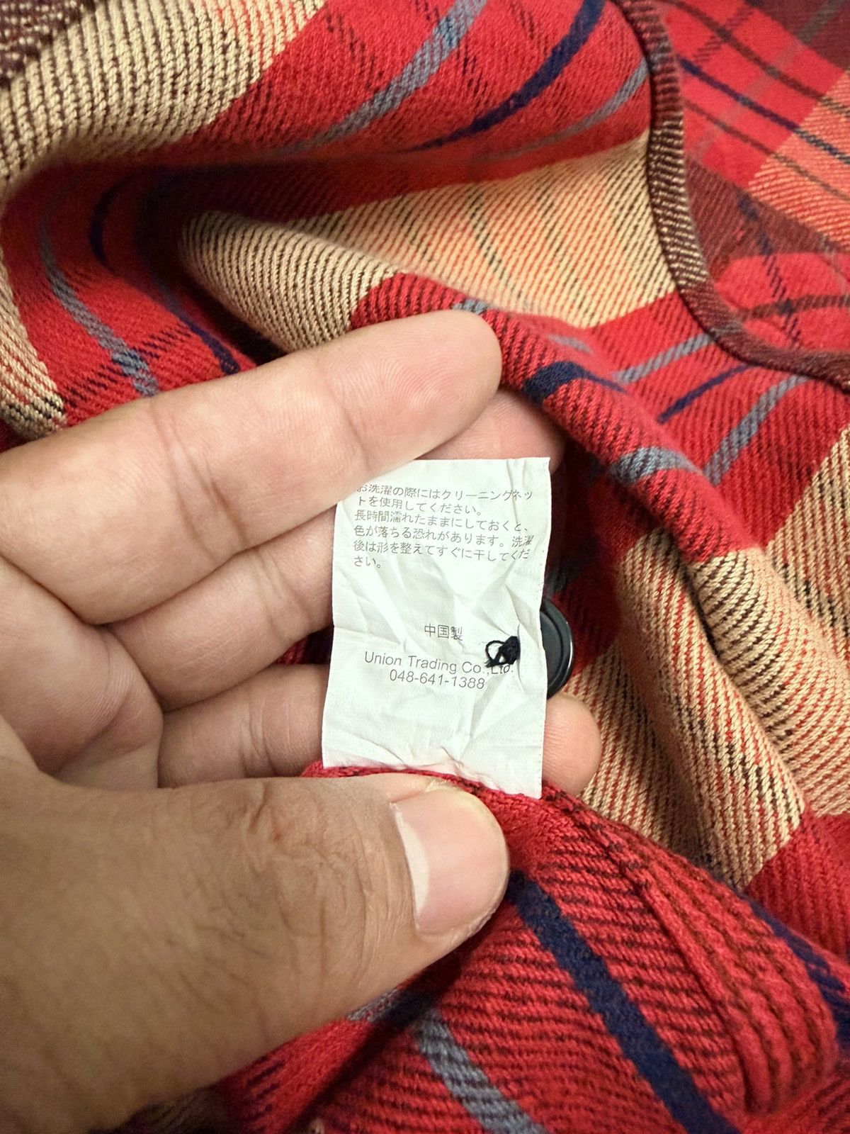 Japanese Brand Houston Flannel Heavy Cotton Union Made Size US XL / EU 56 / 4 - 10 Thumbnail
