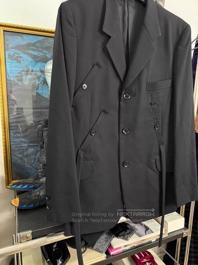 Yohji Yamamoto Yohji Yamamoto Strap suit jacket Size US M / EU 48-50 / 2 - 3 Thumbnail