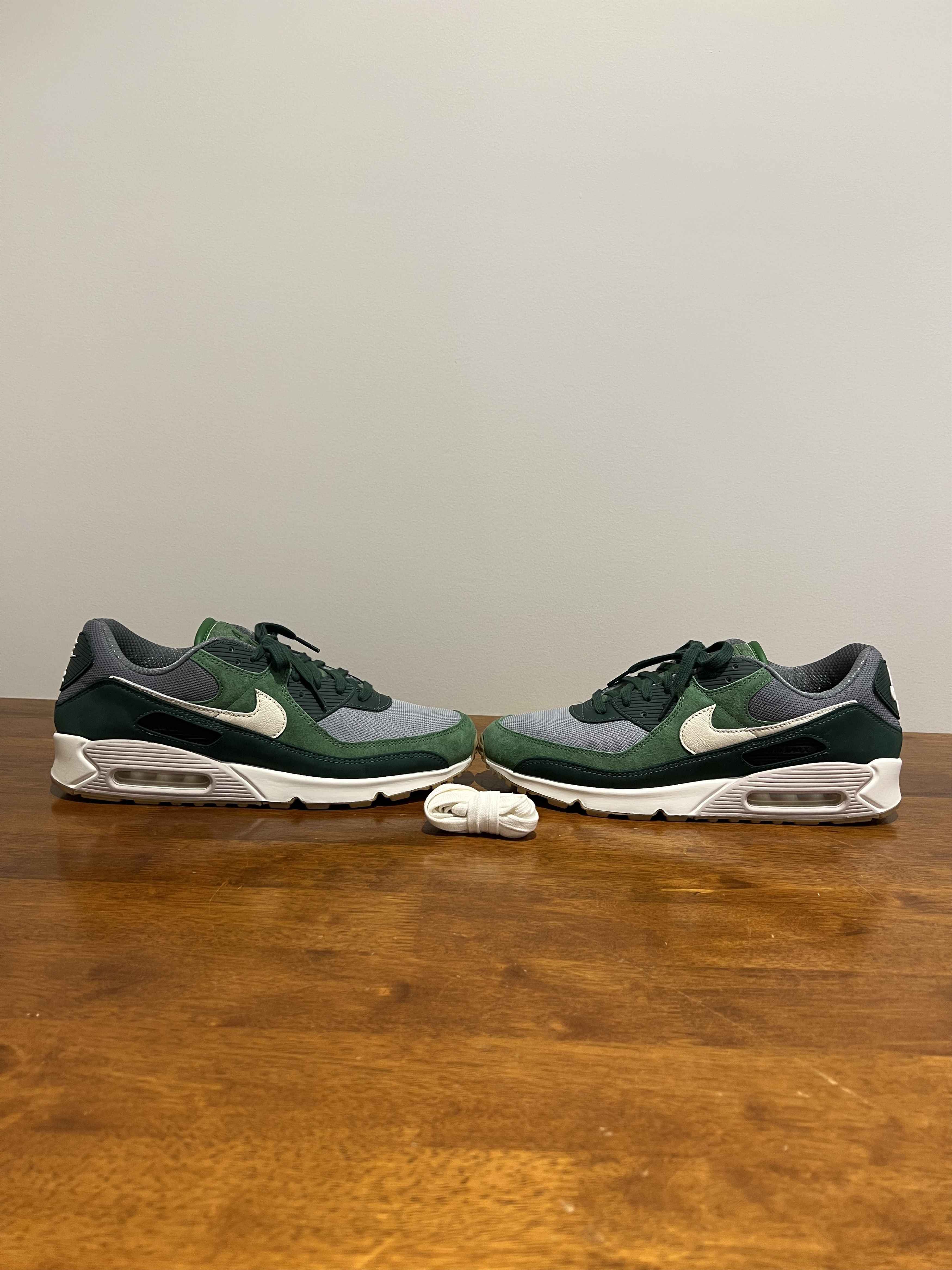 Nike 💚 2022 Nike Air Max 90 PRM Pro Green/Pale Ivory US 13 NEW Size US 13 / EU 46 - 8 Thumbnail