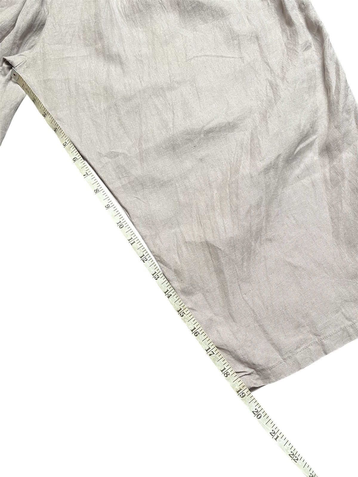 Kapital Kapital Linen 3/4 Wide Leg Pants Size US 28 / EU 44 - 8 Thumbnail