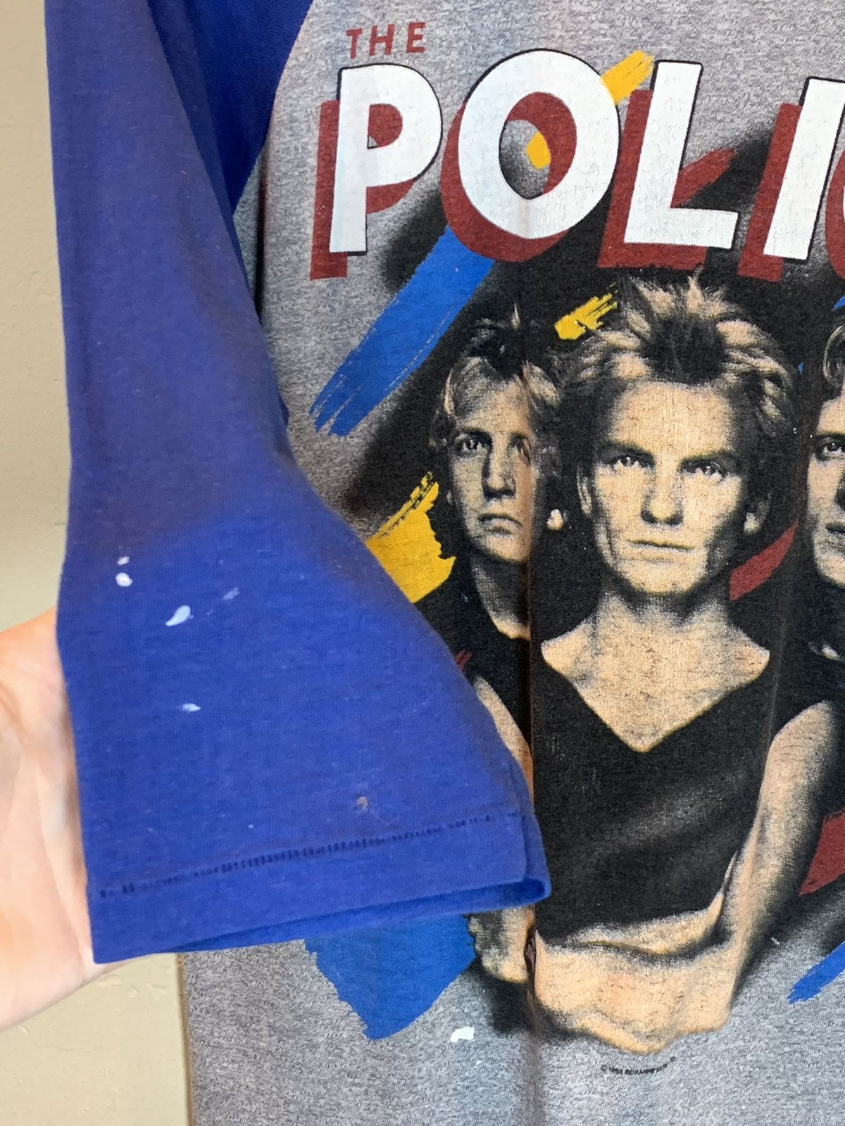 Band Tees × Vintage RARE* Vintage 1983 The Police Synchronicity Tour Sting Shirt Size US L / EU 52-54 / 3 - 8 Thumbnail